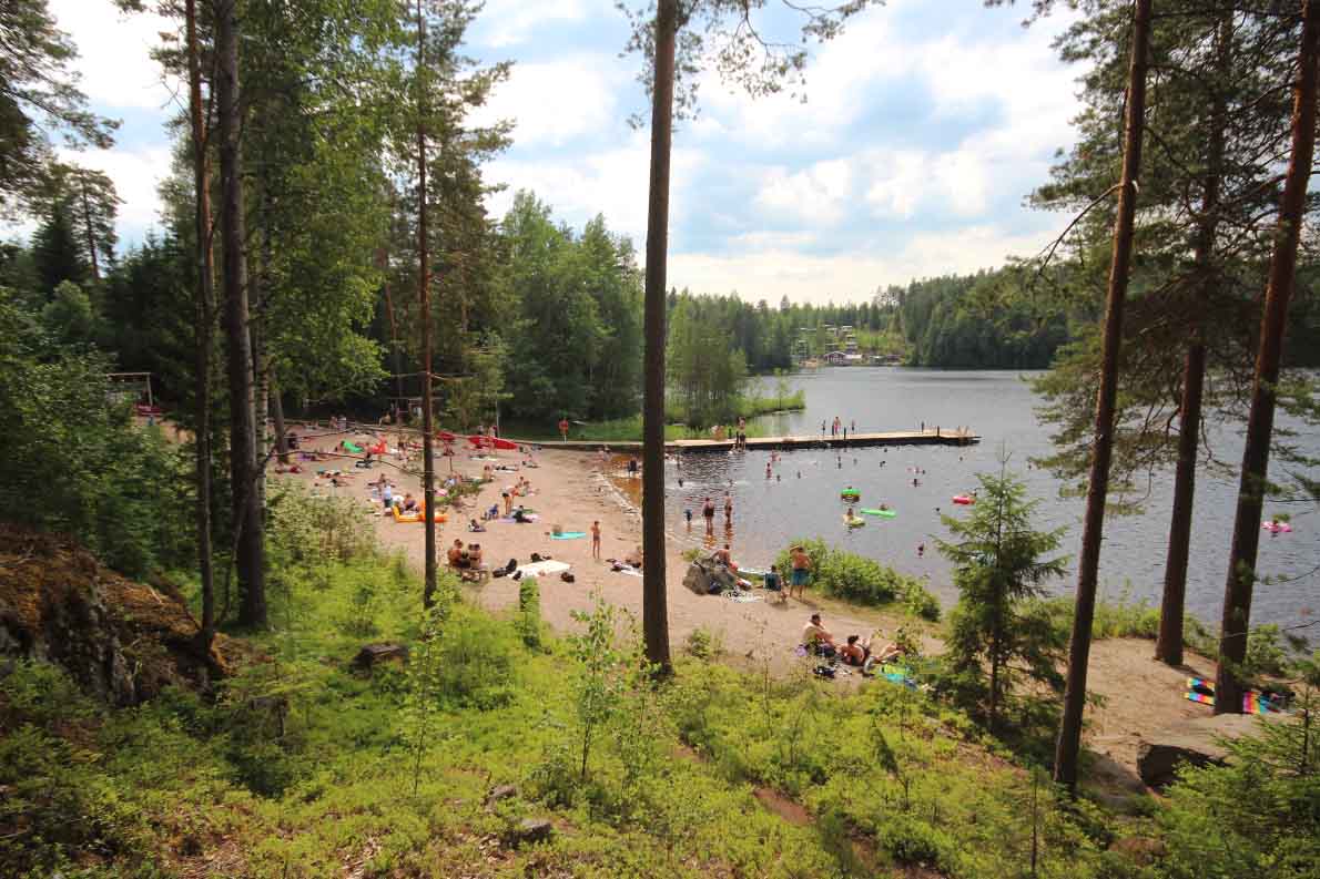 Usminjärven uimaranta, Hyvinkää.