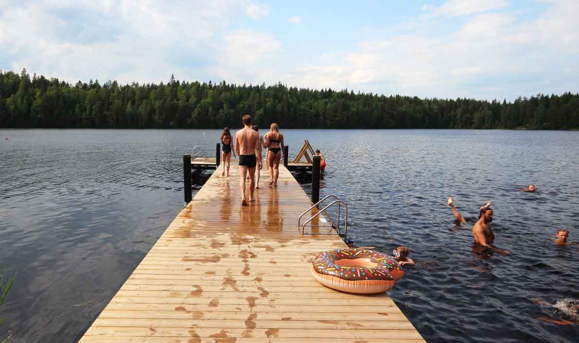 Usminjärven uimaranta, Hyvinkää.
