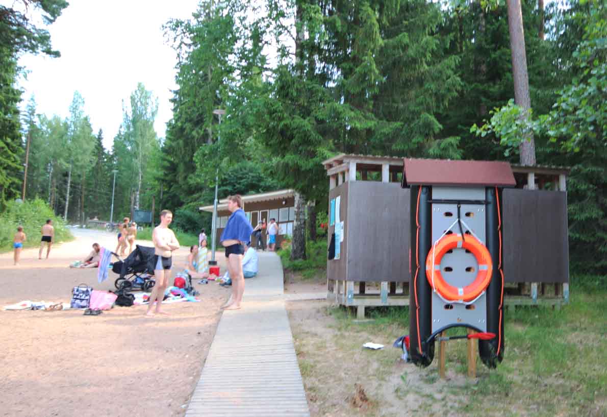 Usminjärven uimaranta, Hyvinkää.
