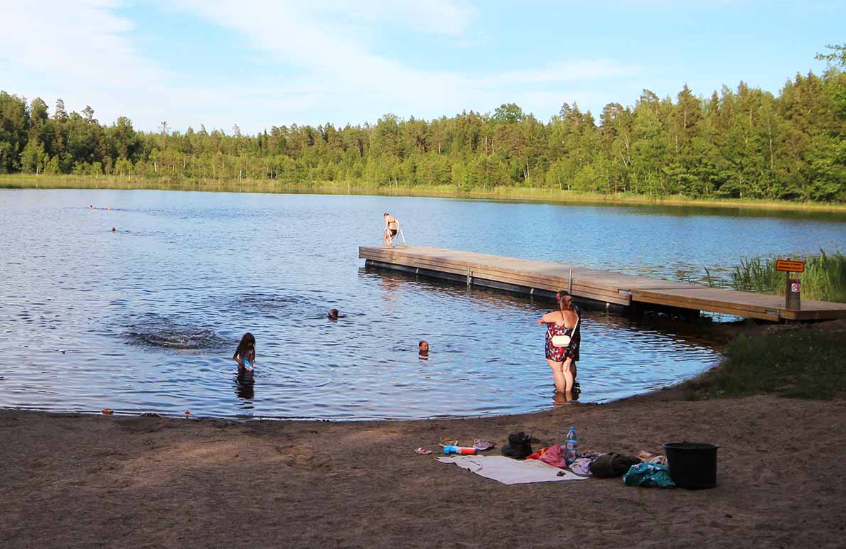 Djupträskin uimaranta, Inkoo.