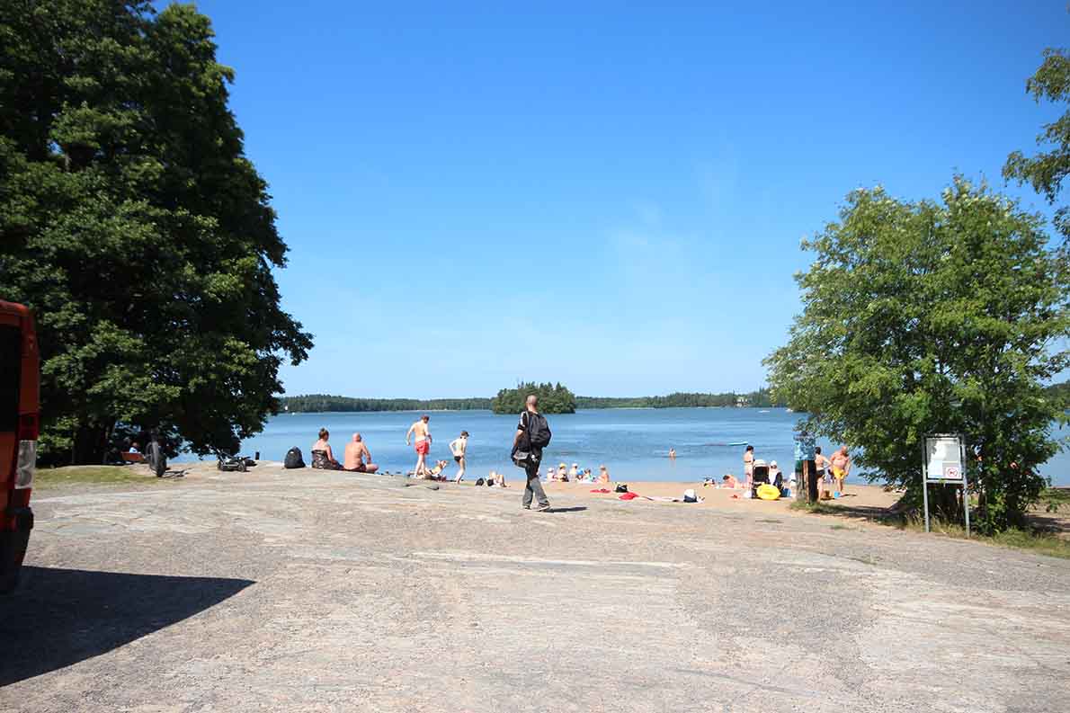 Ristikallion uimaranta, Kaarina.