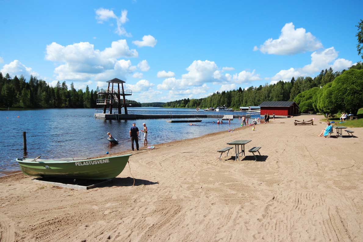 Kalettomanlahden uimaranta, Virrat