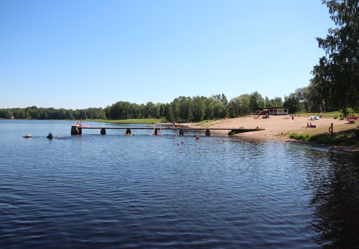 Pyhäjärvi Vattola beach, Karkkila