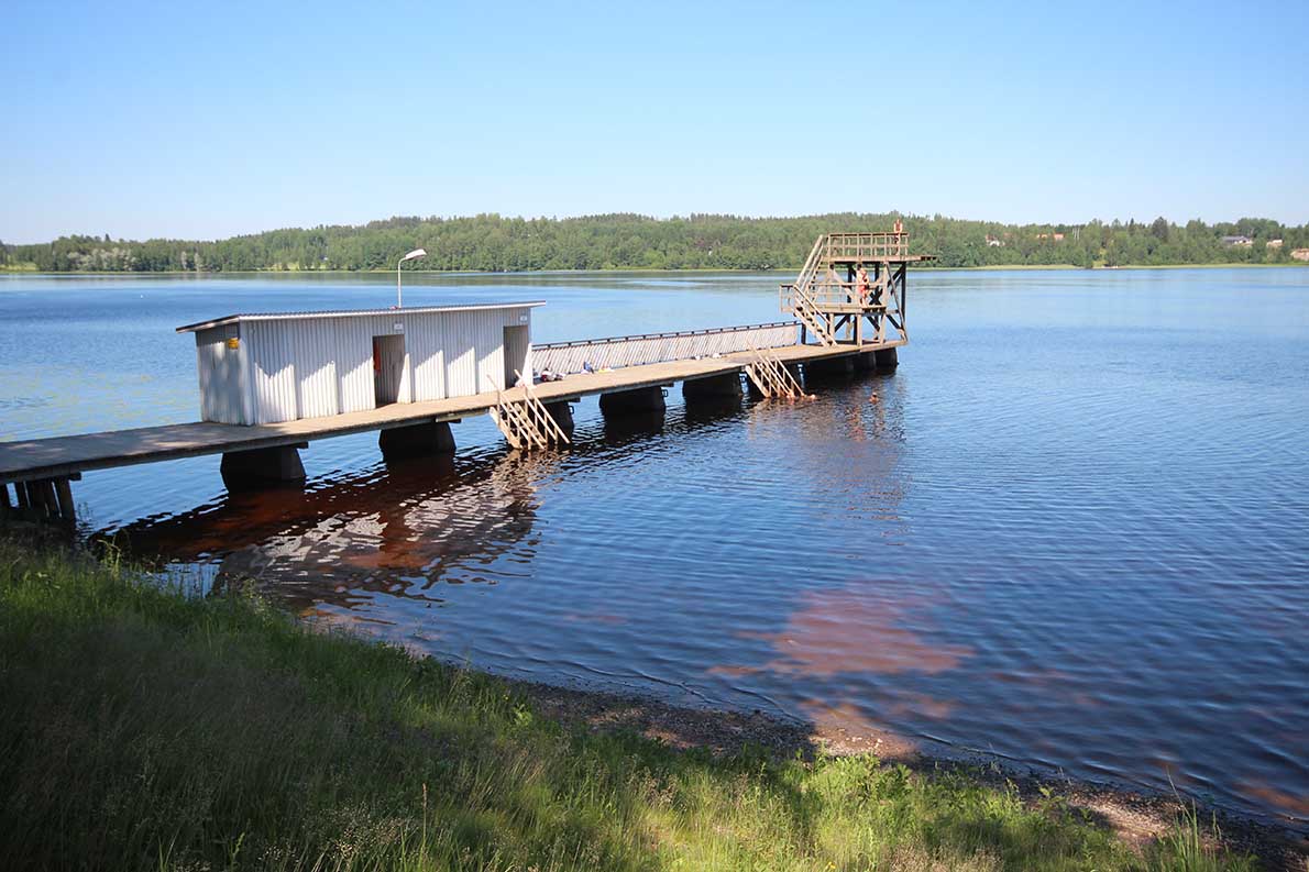 Pyhäjärvi Vattola beach, Karkkila