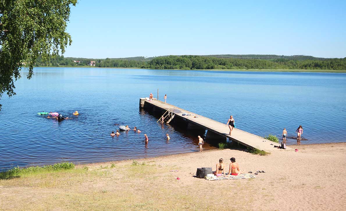 Pyhäjärvi Vattola beach, Karkkila
