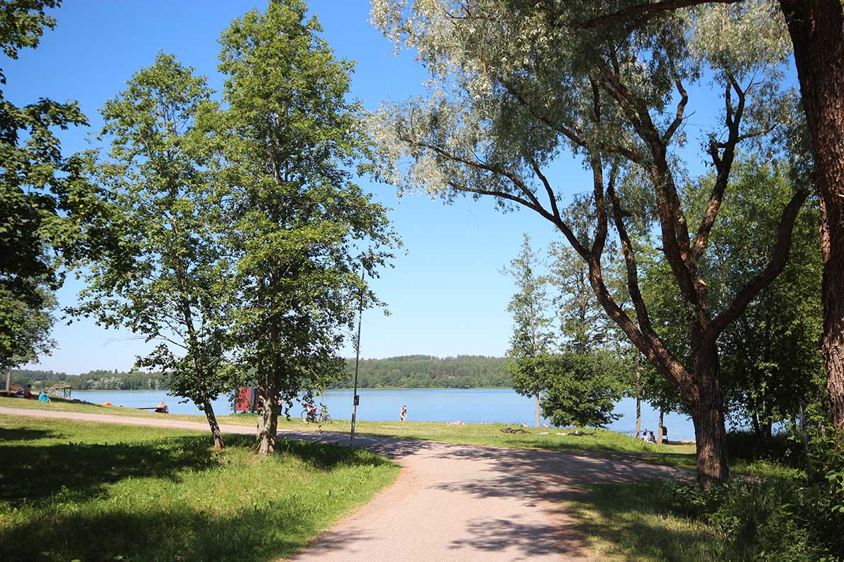 Pyhäjärvi Vattola beach, Karkkila