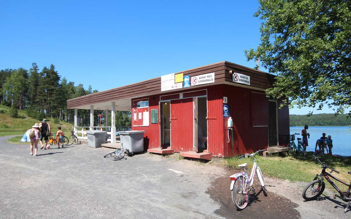 Pyhäjärvi Vattola beach, Karkkila