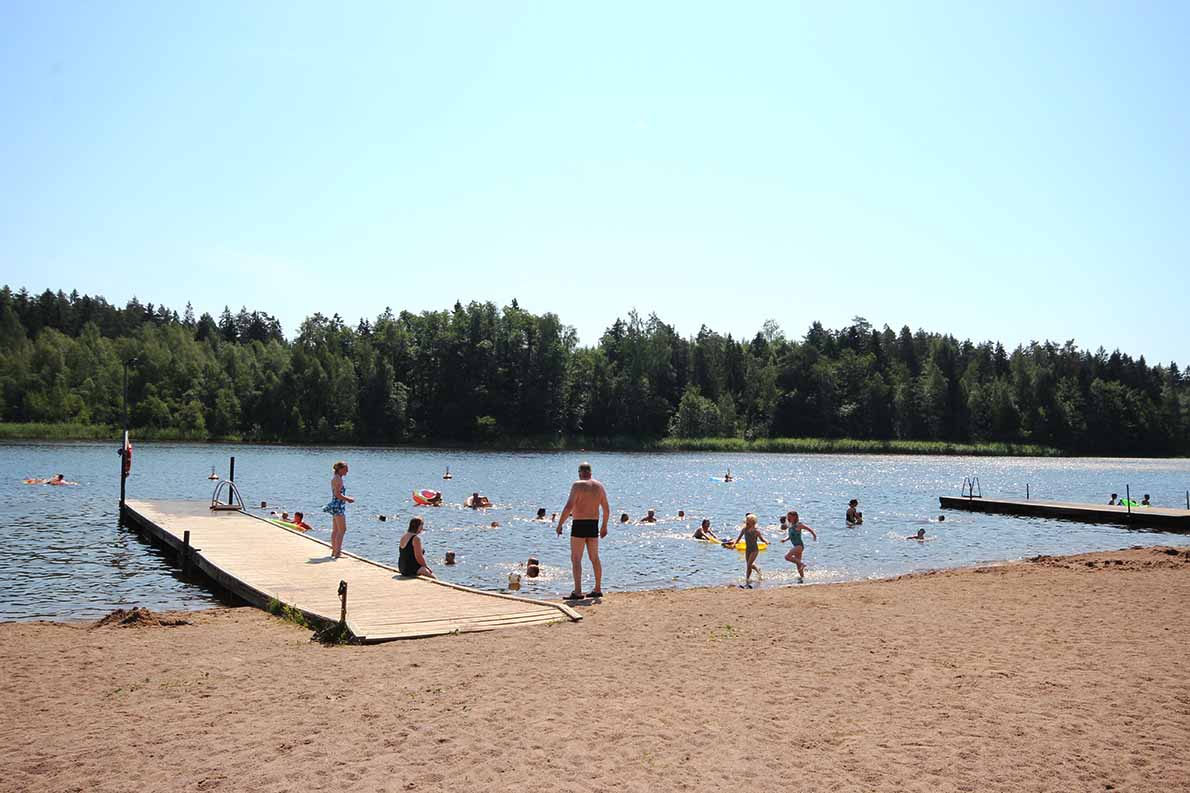 Syväjärven uimaranta, Kirkkonummi.