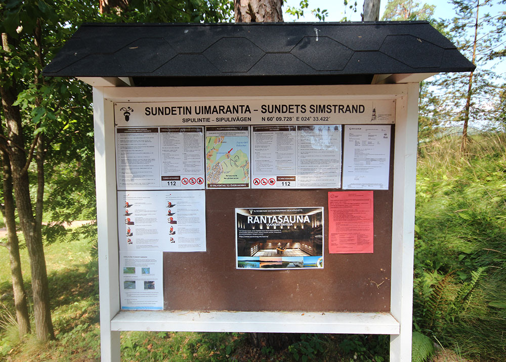 Sundetin uimaranta, Kirkkonummi