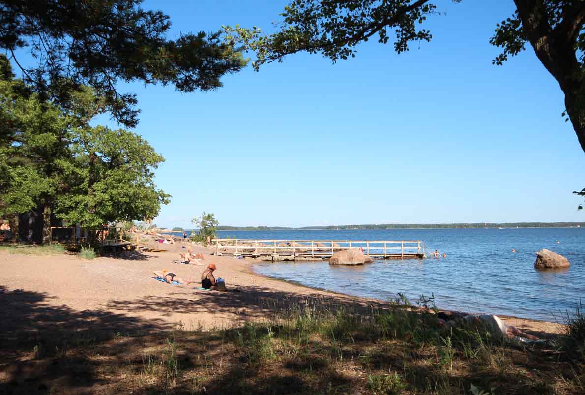 Mansikkalahden uimaranta, Kotka.