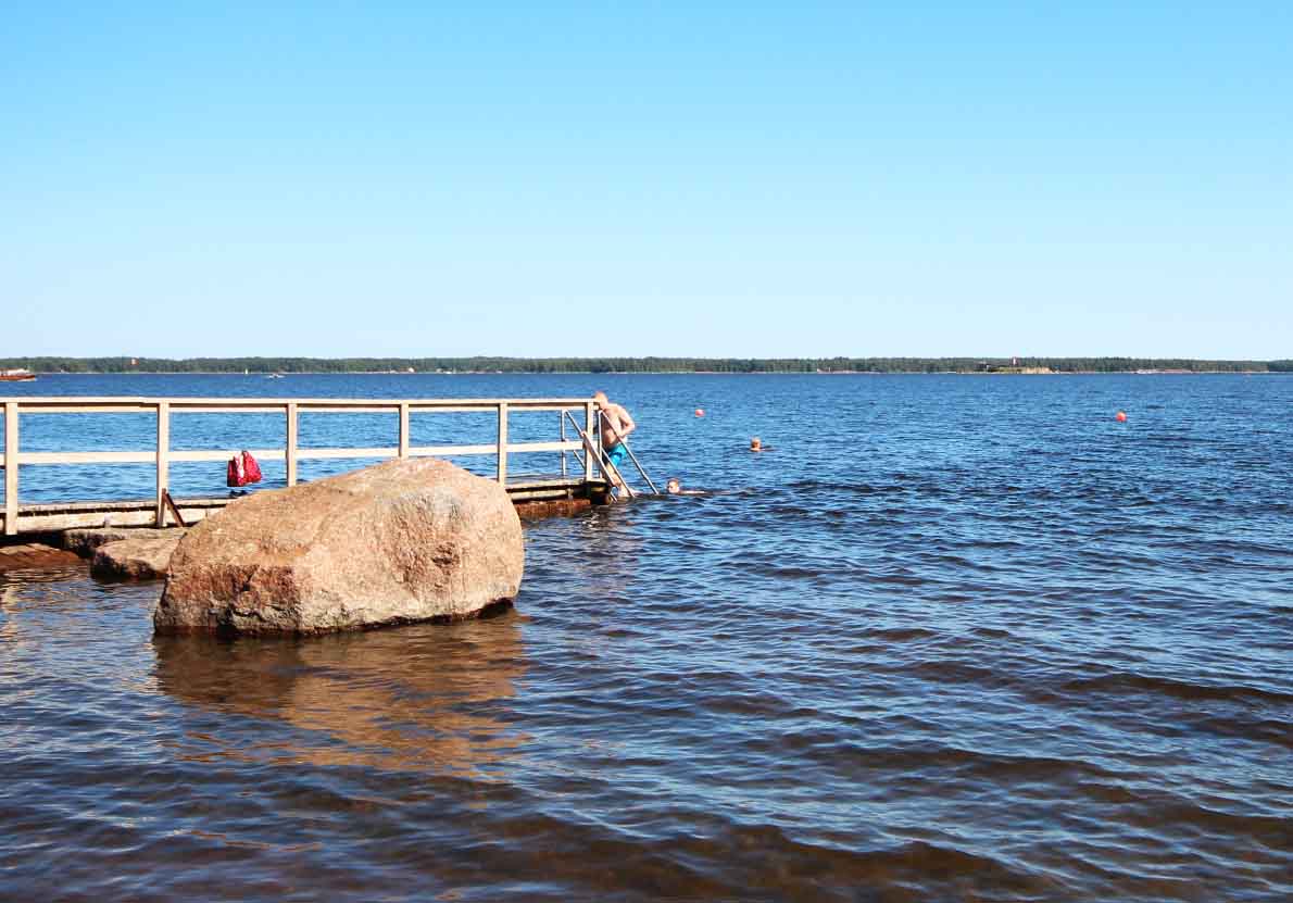 Mansikkalahden uimaranta, Kotka.