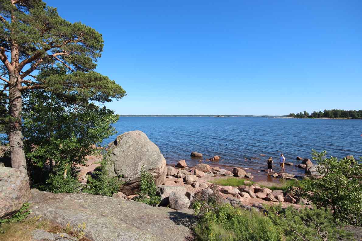 Mansikkalahden uimaranta, Kotka.