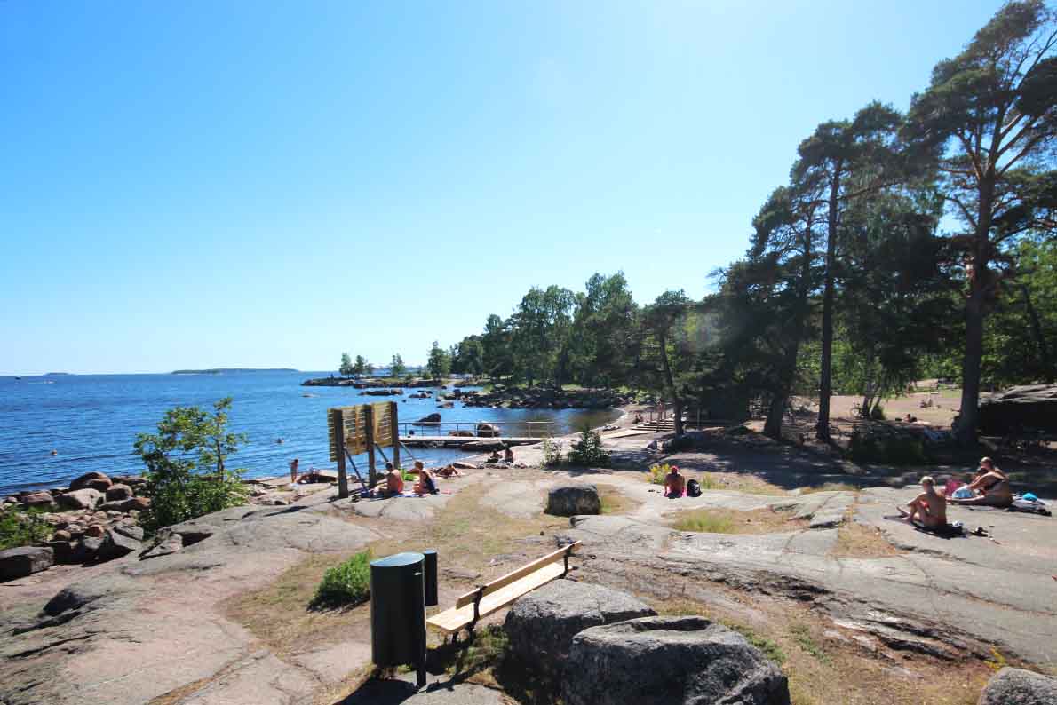 Mansikkalahden uimaranta, Kotka.