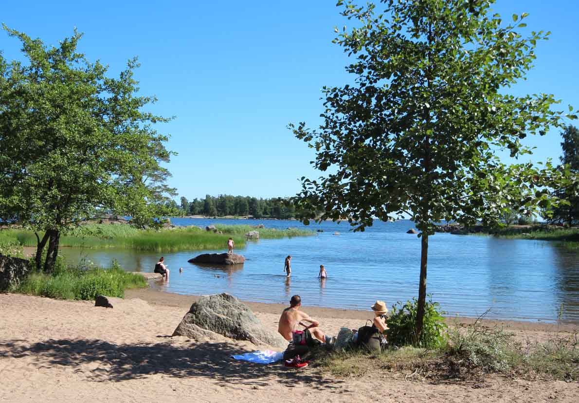 Mansikkalahden uimaranta, Kotka.