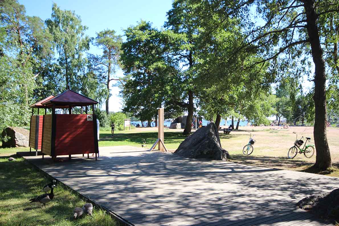 Mansikkalahden uimaranta, Kotka.