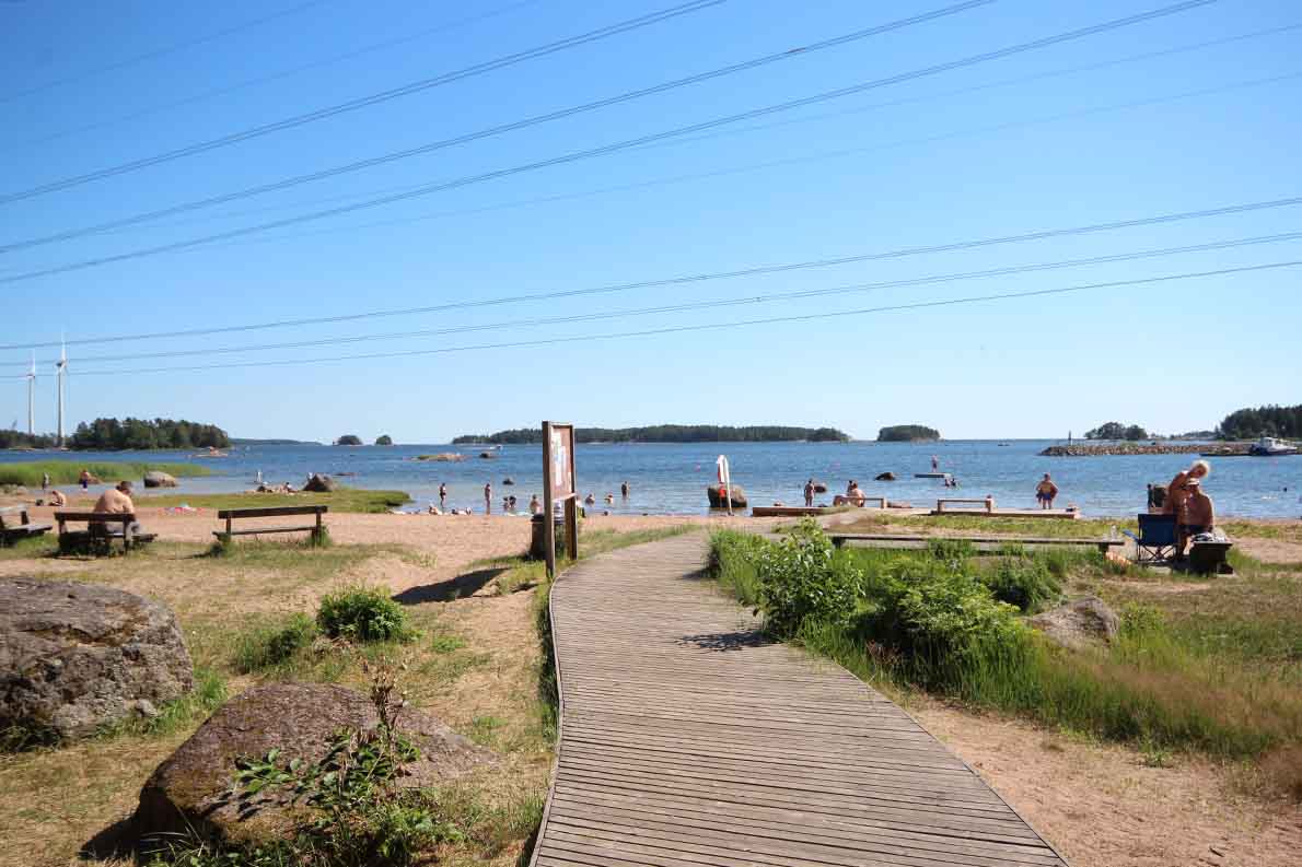 Santalahden uimaranta, Kotka.