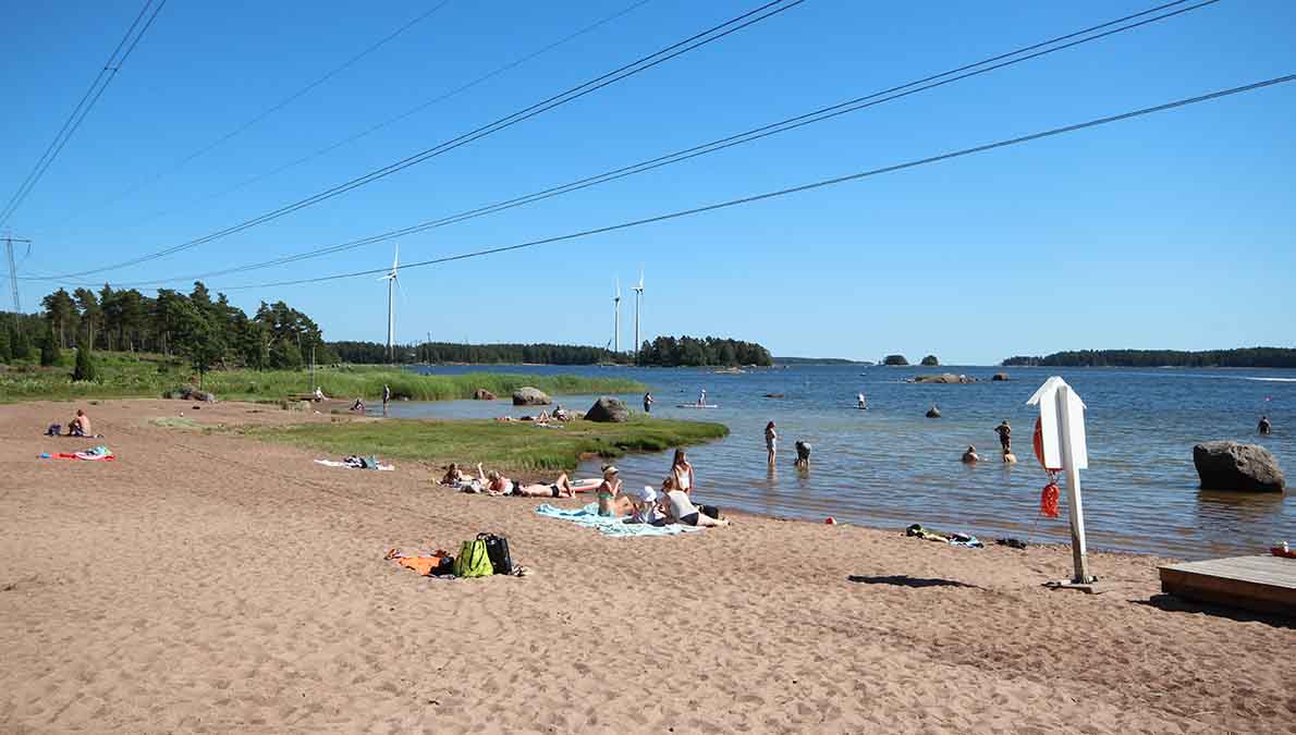 Santalahden uimaranta, Kotka.