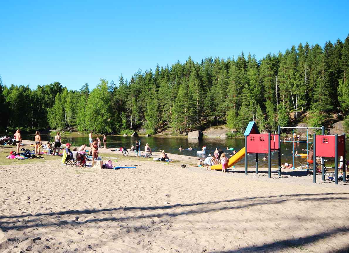 Tapsan montun uimaranta, Kotka.