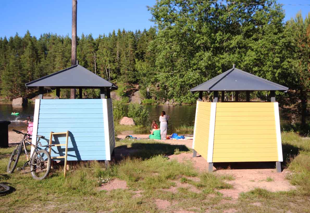 Tapsan montun uimaranta, Kotka.