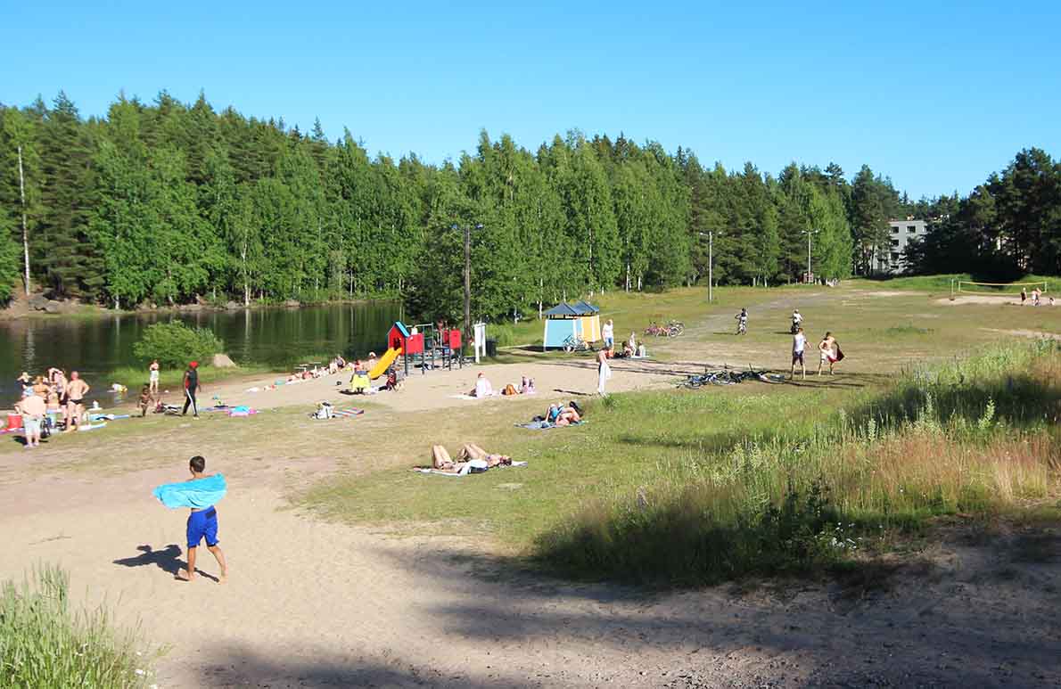 Tapsan montun uimaranta, Kotka.