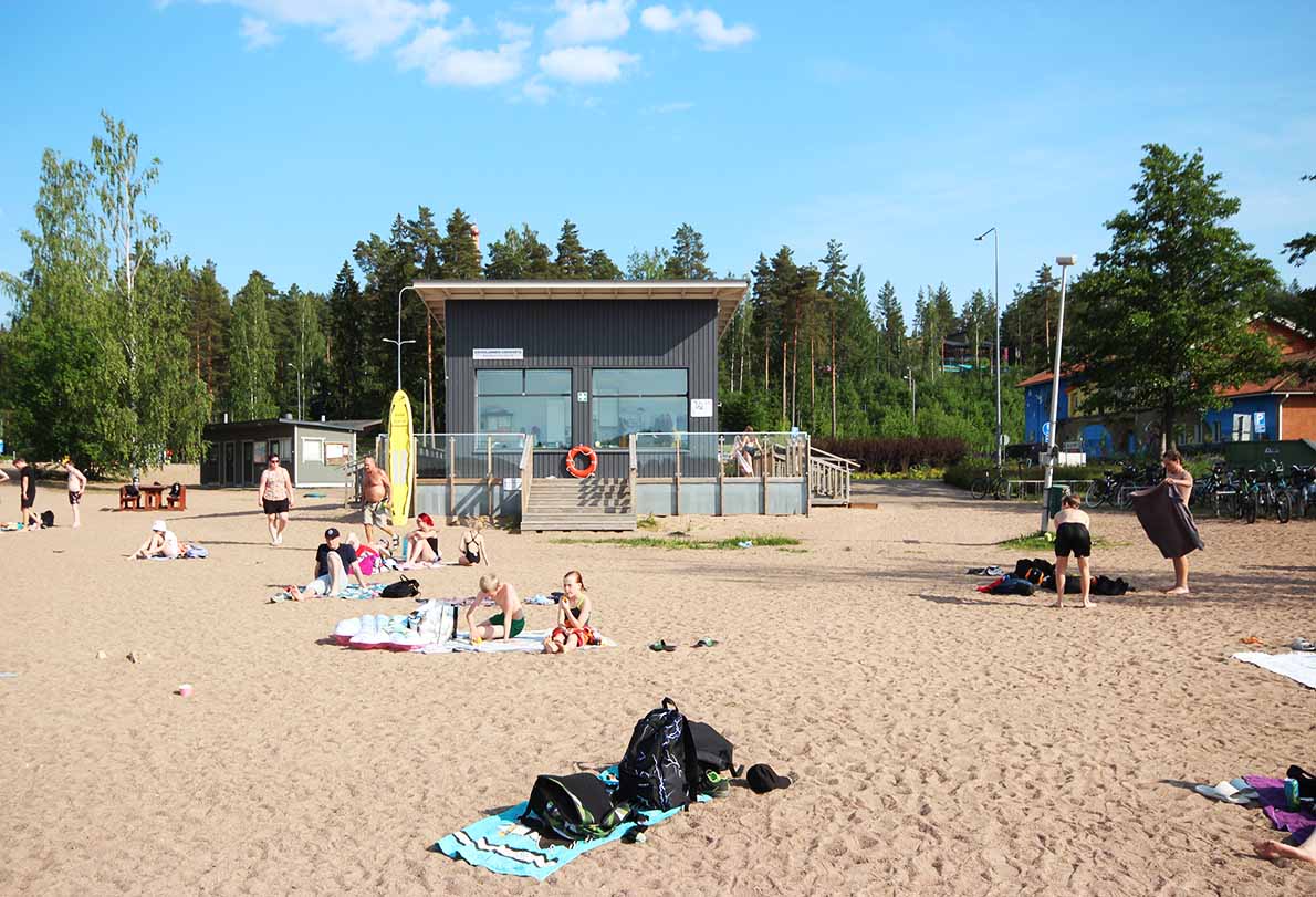 Käyrälammen uimaranta, Kouvola.