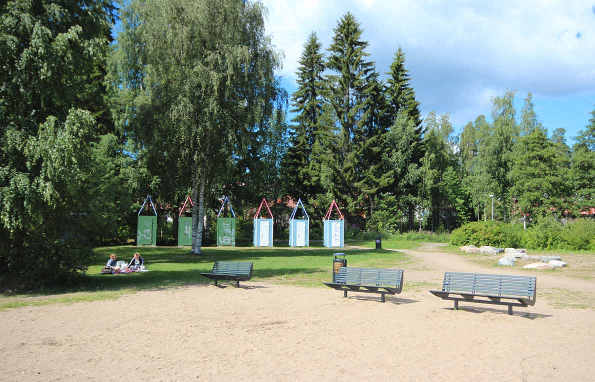 Kirveslahden uimaranta, Kuopio.