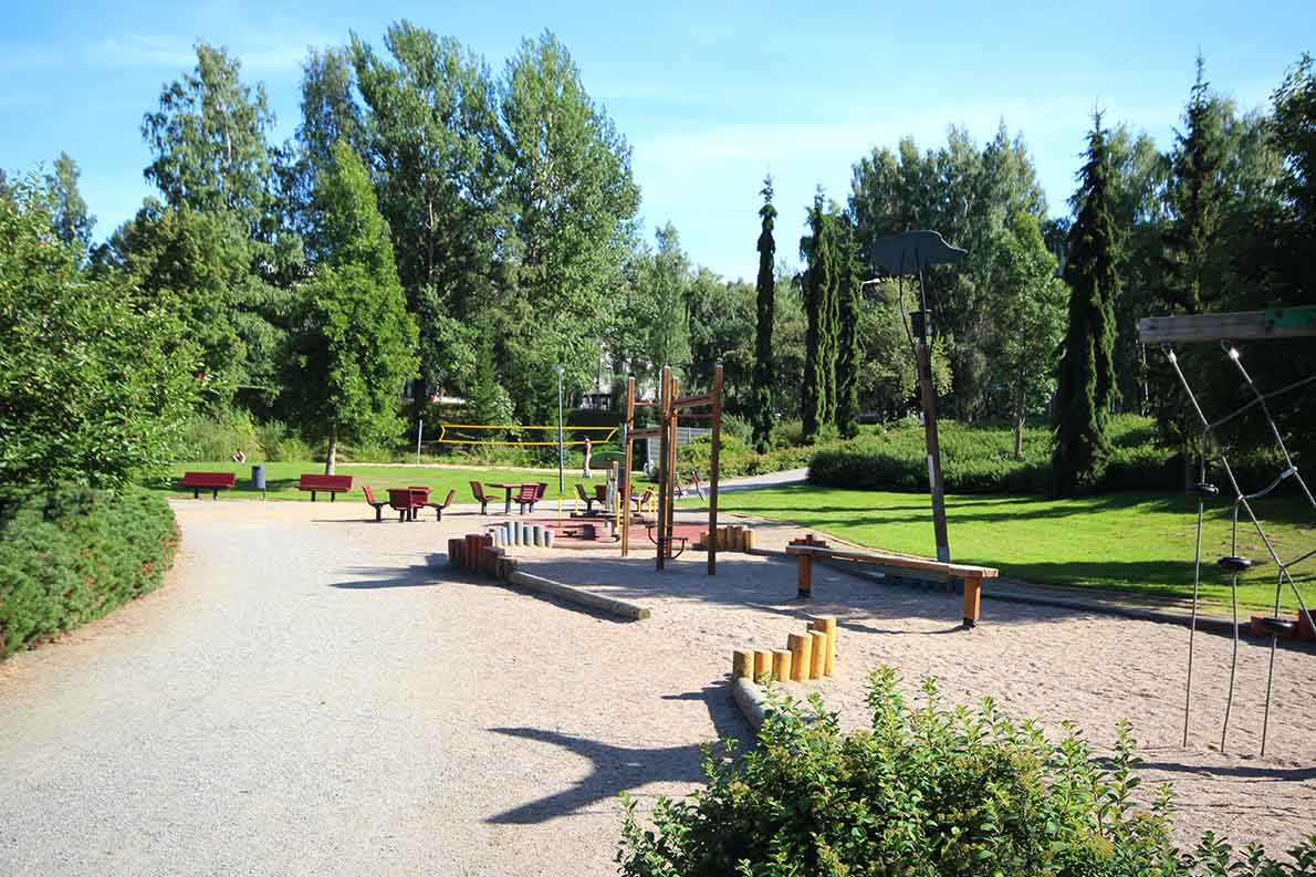 Valkeisenlammen uimaranta, Kuopio.