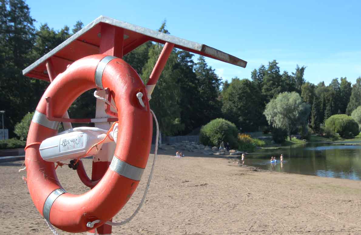 Valkeisenlammen uimaranta, Kuopio.