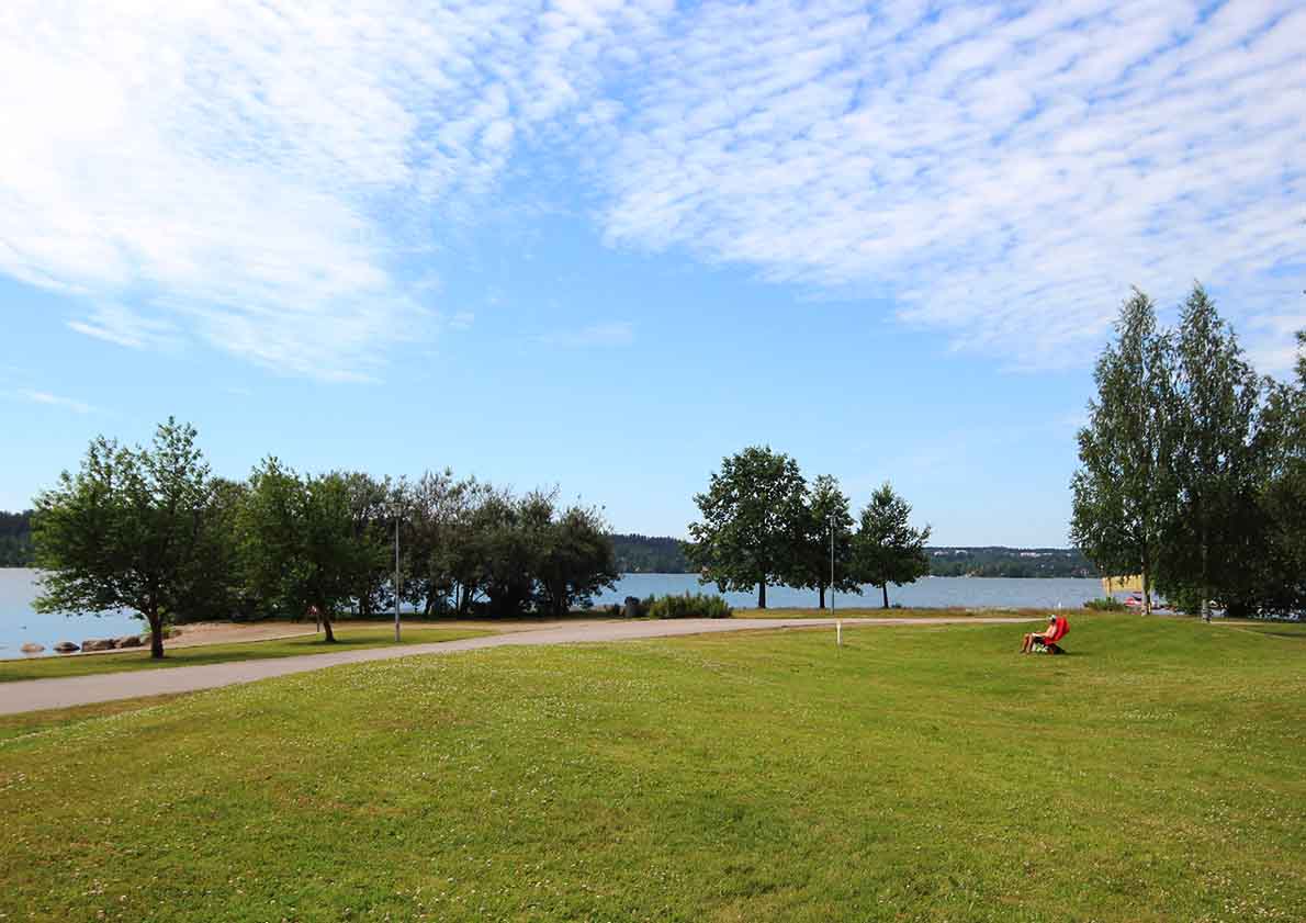 Ankkuripuiston uimaranta, Lahti.