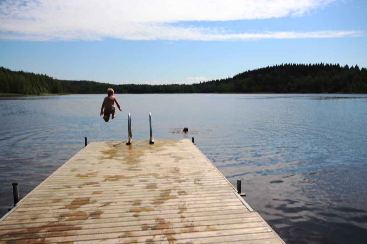 Merrasjärven uimaranta, Lahti.