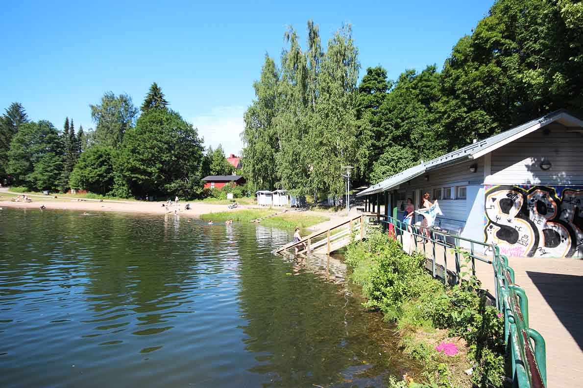 Mytäjäisten uimaranta, Lahti.