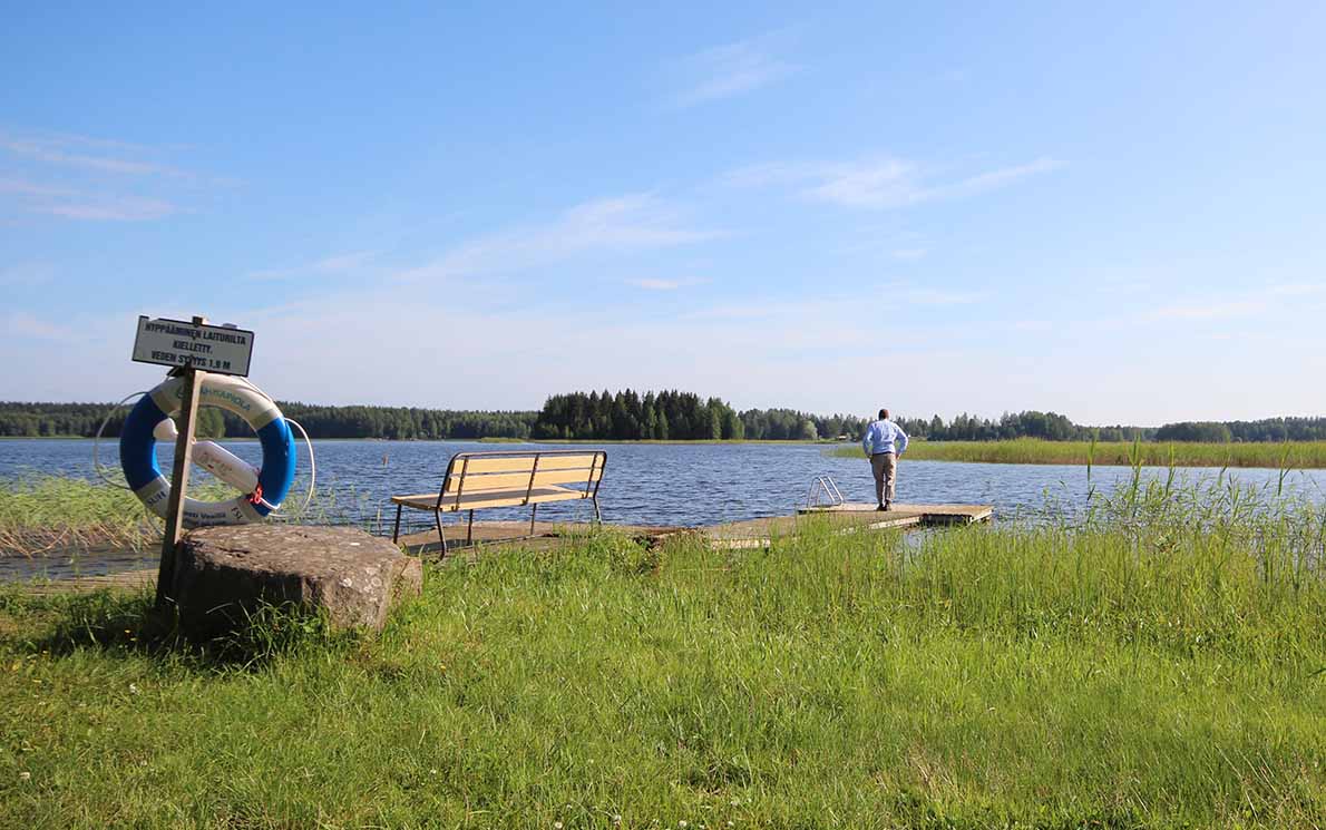 Paukarlahden uimapaikka, Leppävirta.
