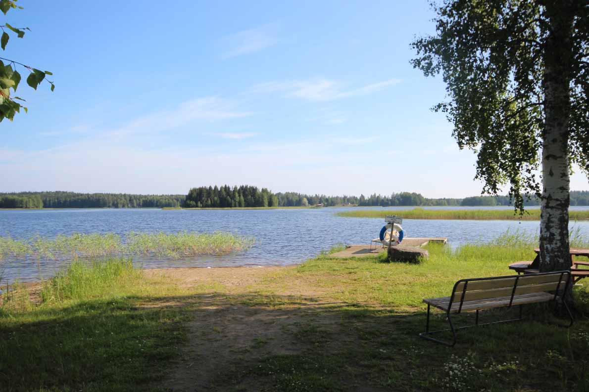 Paukarlahden uimapaikka, Leppävirta.