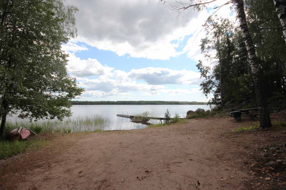Särkjärven pohjoinen uimaranta Loviisa.