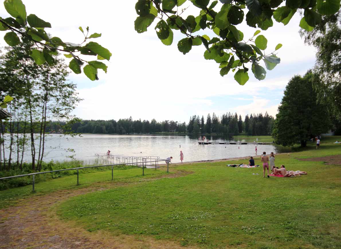 Pitkäjärven uimaranta, Mikkeli.