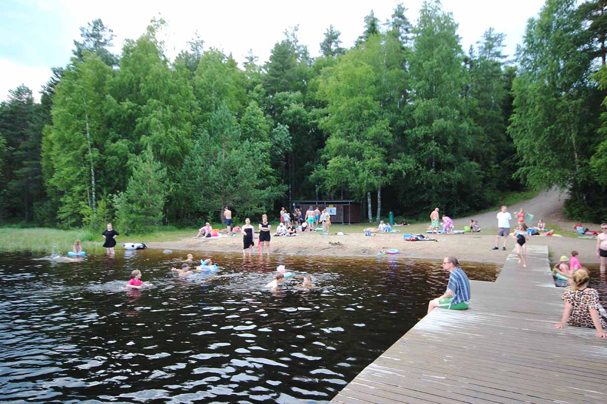 Herusten uimaranta, Nurmijärvi.