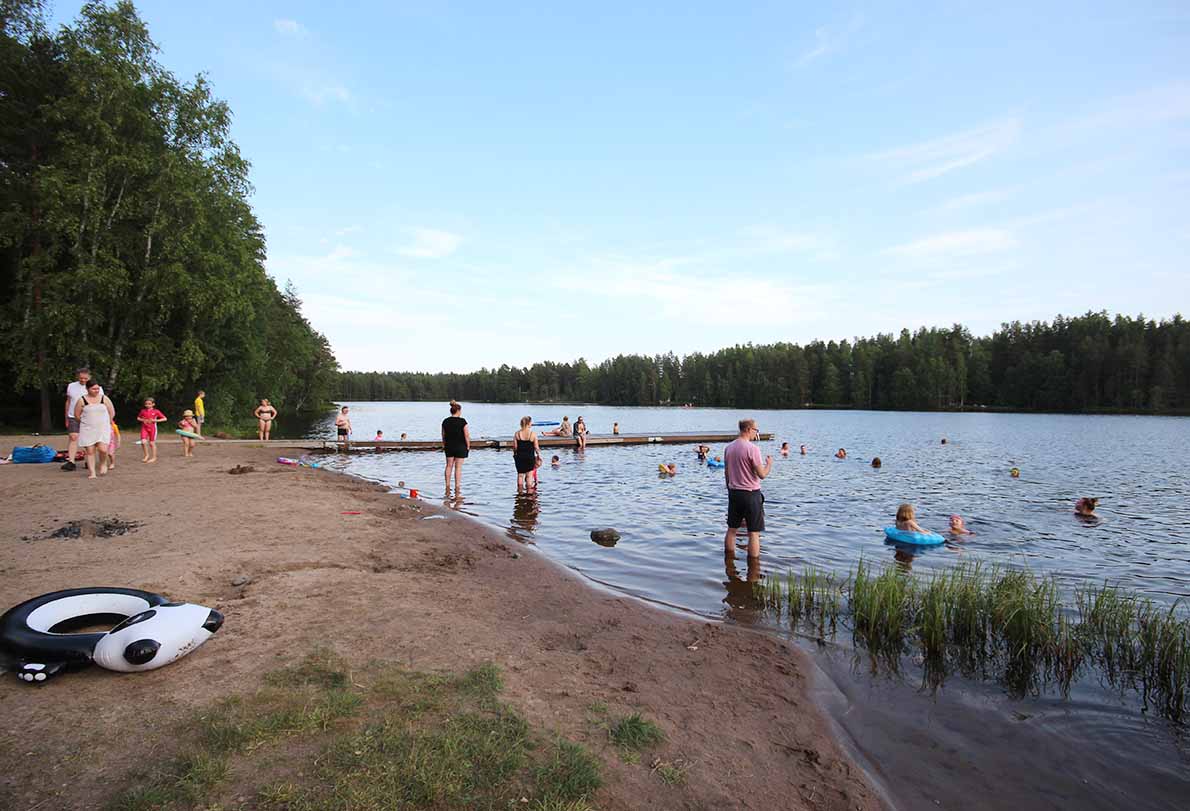 Herusten uimaranta, Nurmijärvi.
