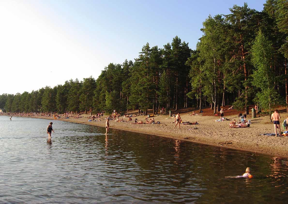 Sääksjärven uimaranta, Nurmijärvi.