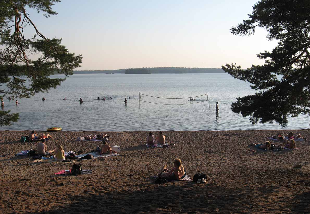 Sääksjärven uimaranta, Nurmijärvi.