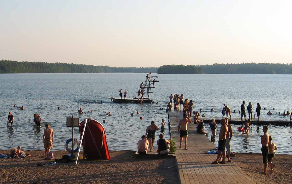 Sääksjärven uimaranta, Nurmijärvi.