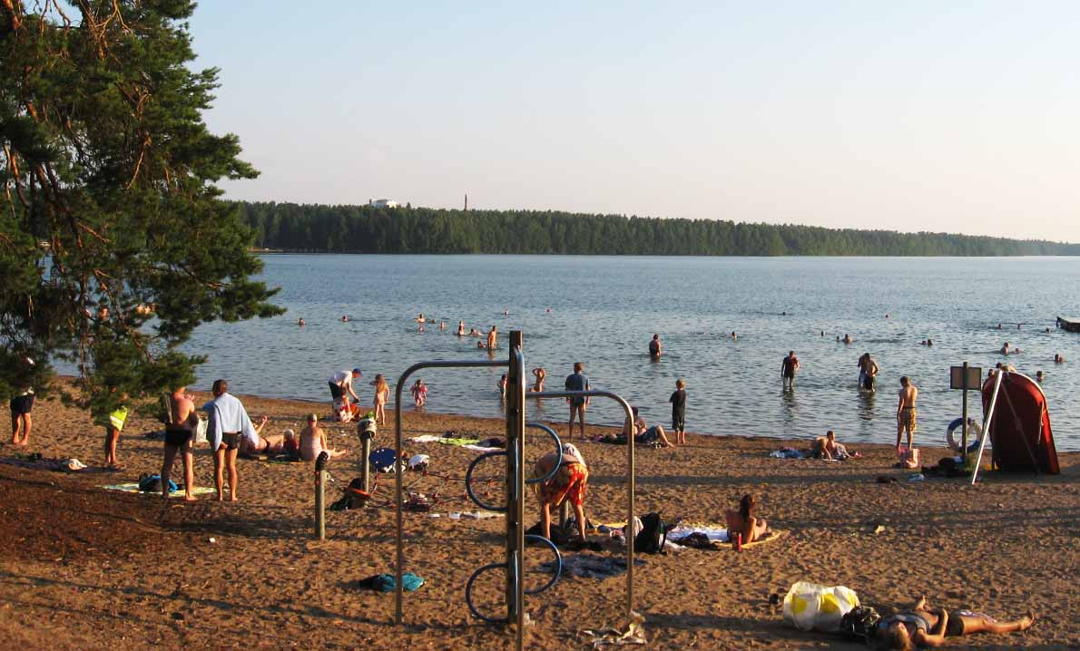 Sääksjärven uimaranta, Nurmijärvi.