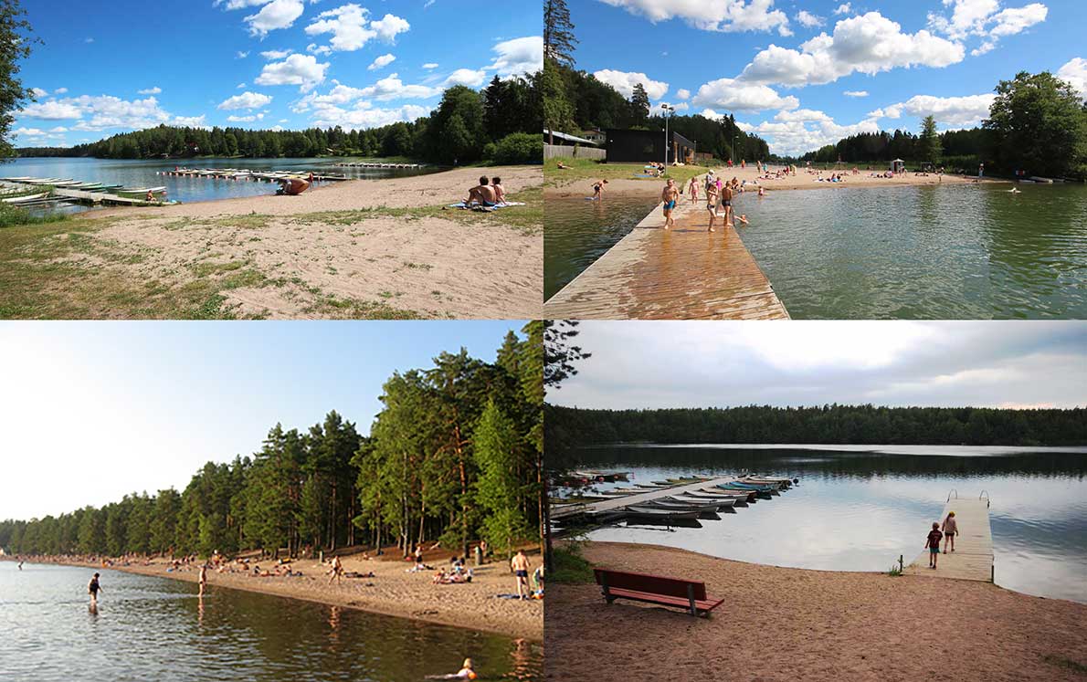 Nurmijärven uimarannat - kuvituskuva.