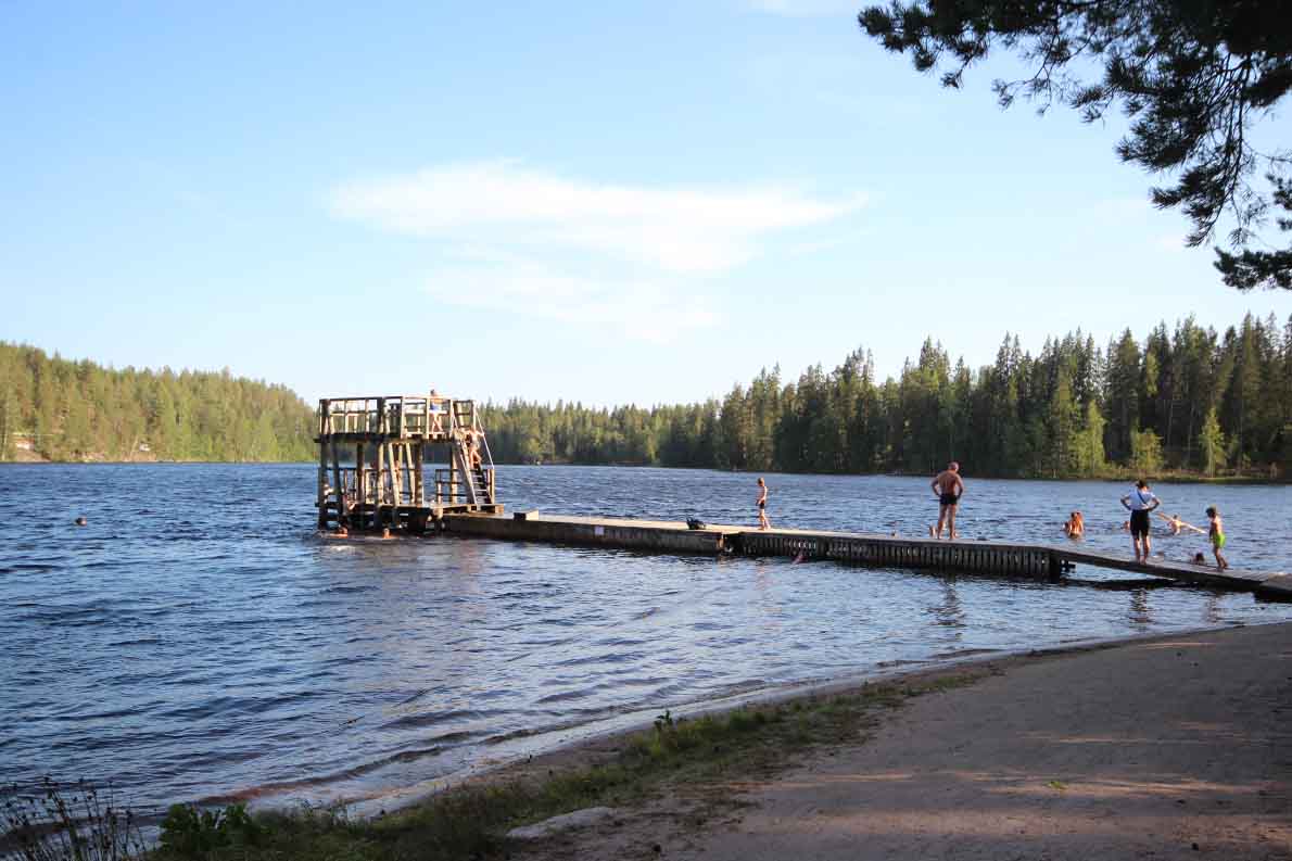Kalliojärven uimaranta, Orimattila.