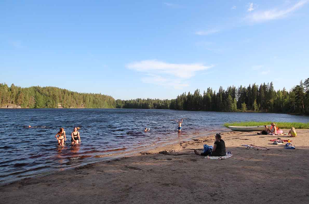 Kalliojärven uimaranta, Orimattila.
