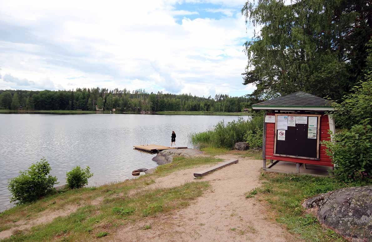 Kylänjärven uimaranta, Orimattila.