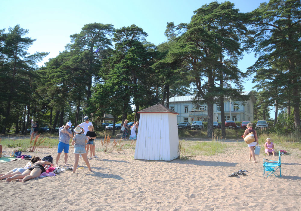 Plagenin uimaranta, Hanko
