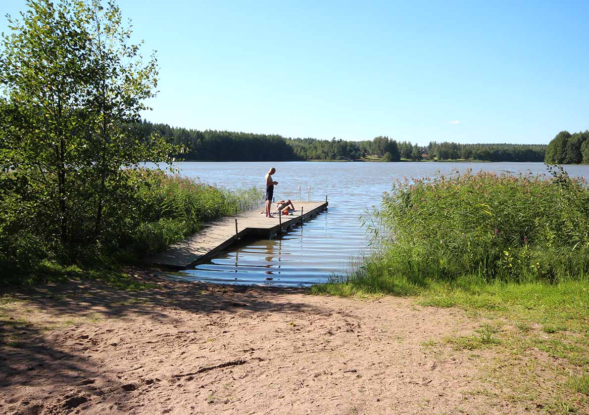 Laukkosken koulun uimaranta, Pornainen.