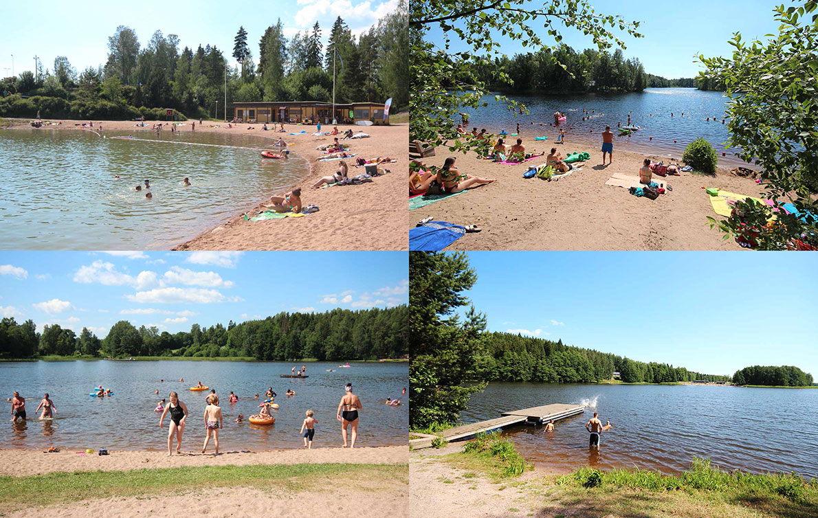 Porvoon uimarannat - kuvituskuva.