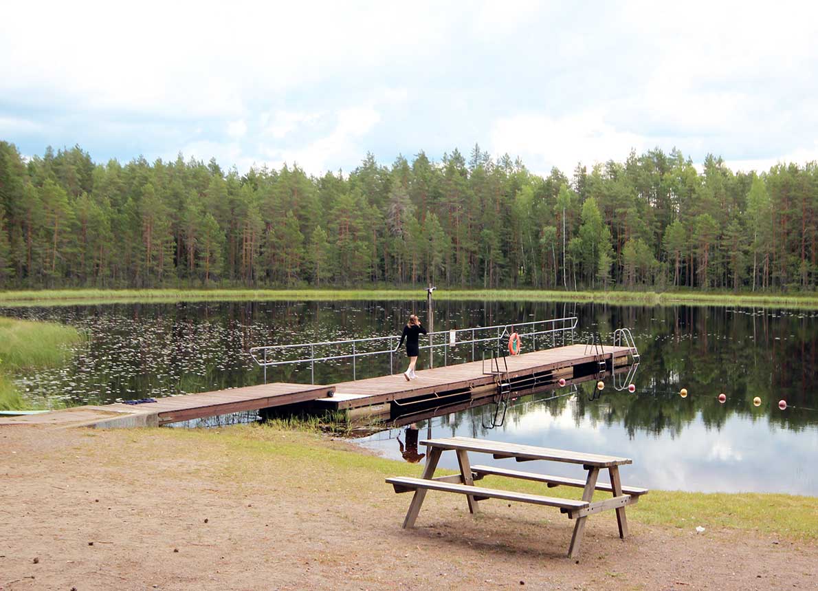 Iijärven majan uimaranta, Pukkila.