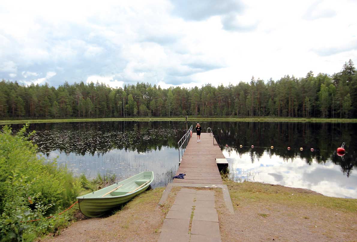 Iiliärven majan uimaranta, Pukkila.
